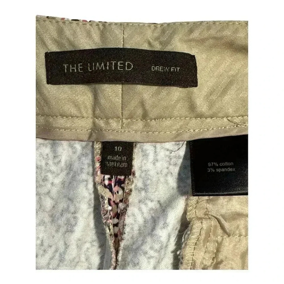The Limited Drew Fit Women's Cropped Pants‎ Size 10 Multicolor Floral Print - Picture 4 of 6